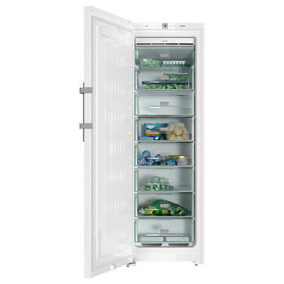 Miele FN28262 Freestanding Freezer, A++ Energy Rating, 60cm Wide, White Miele FN28262 Freestanding Freezer, A++ Energy Rating, 60cm Wide, White